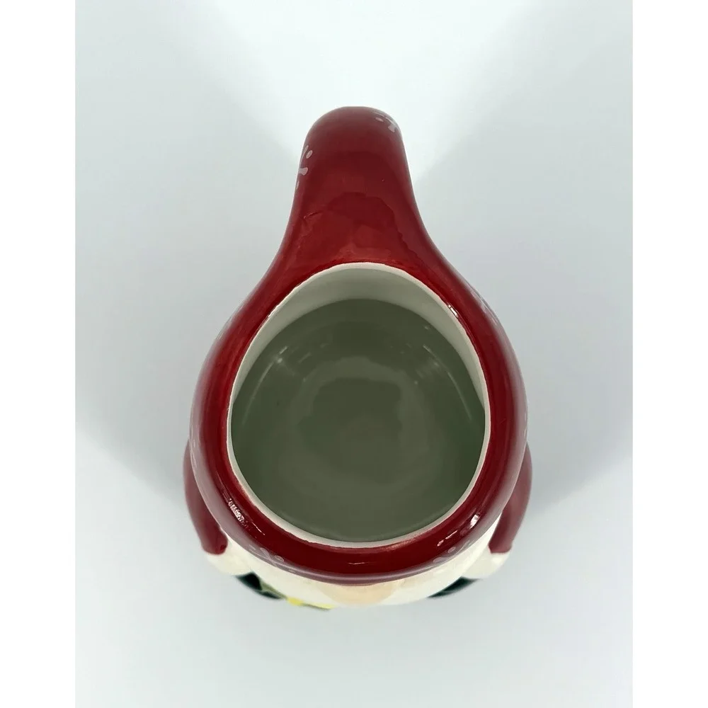 Santa Claus Christmas Mug 3D Ceramic Ten Acre Gifts Holiday Coffee Cup Red
